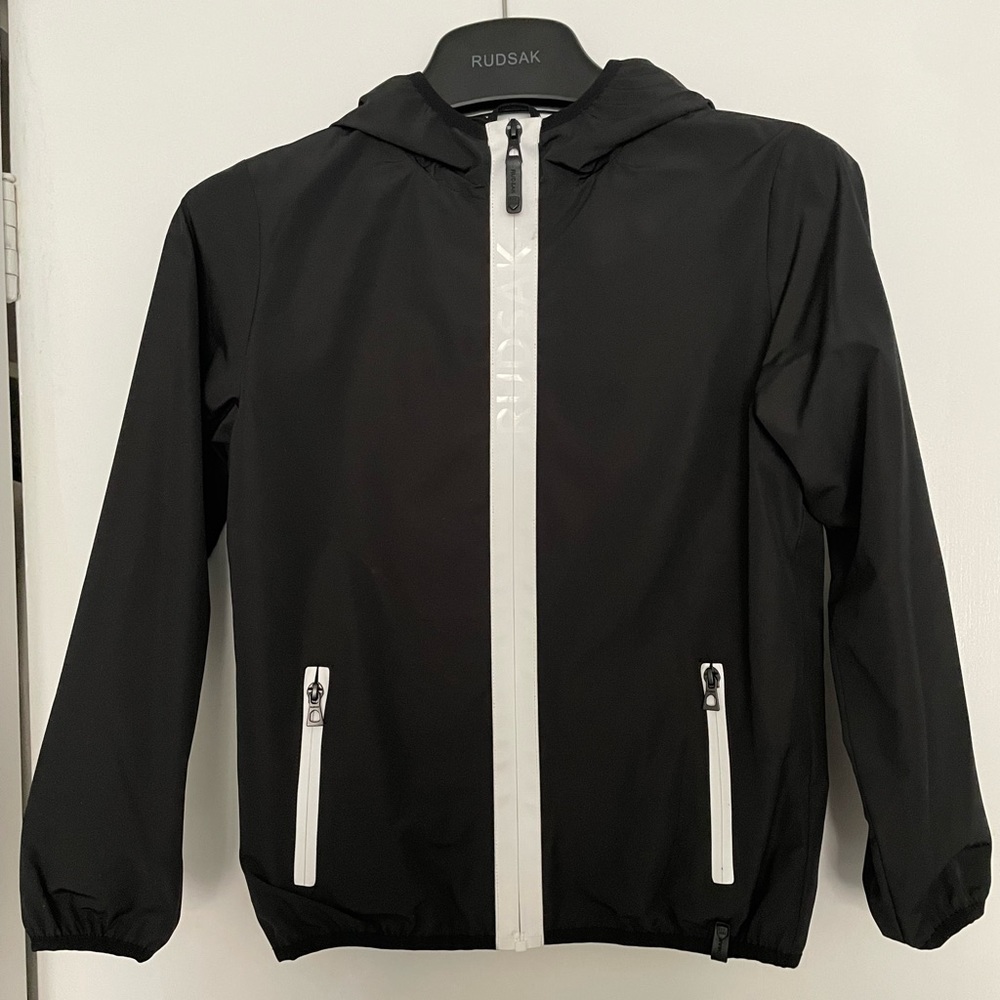 Rudsak windbreaker raincoat jacket NWT designer hood